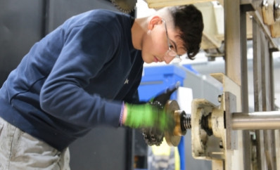 Apprentice at work